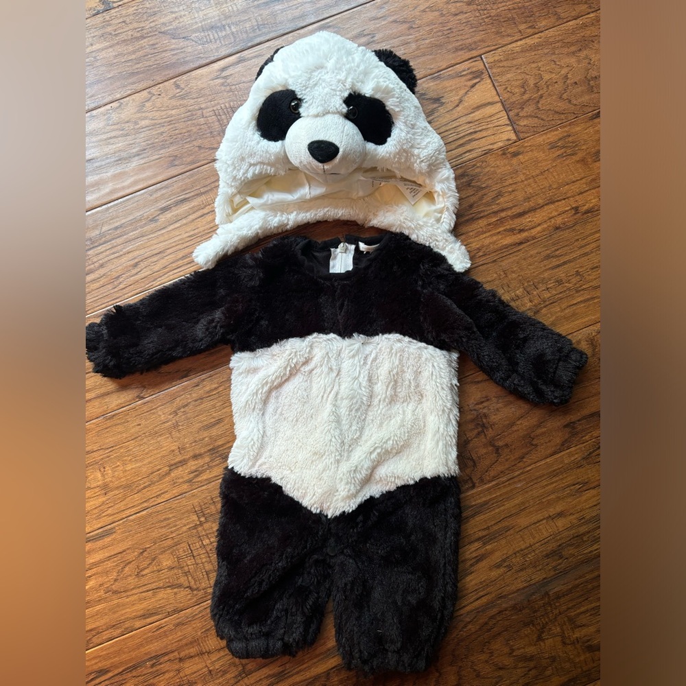 Pottery barn baby panda costume